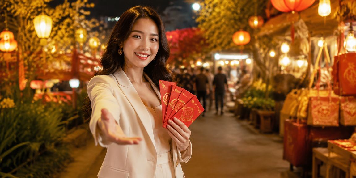 Không khí chợ đêm Hà Nội và các phần thưởng theo mùa lễ hội trên 264